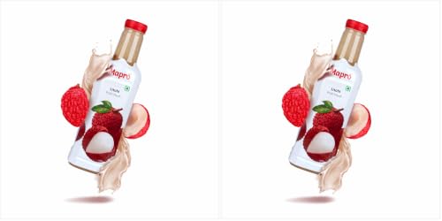 Image of Mapro Litchi Crush with Litchi Shreds, 1L (Pack of 2)