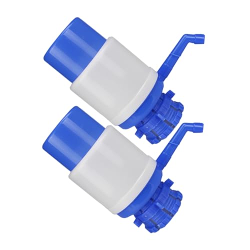 DECOMELODY 2個 手動ハンドプレス式ウォーターポンプ 中型ボトル対応 耐久性 素材 ポータブルで学校 家 オフィス アウトドアに