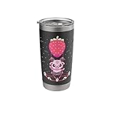 Pastel Goth Kawaii Baby Baphomet and Strawberry Stainless Steel Insulated Tumbler