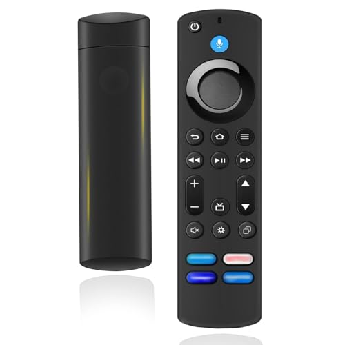 Ersatz-Sprachfernbedienung(4 Gen) Passend für AMZ F1-re S-ti-CK (2nd Gen & 3rd Gen & 4K & 4K Max & Lite & HD) Cube (2st Gen & 3nd Gen) mit Vier Schnelltasten und Sprachfunktion