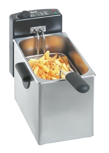 Bartscher BA.A165.110 Friteuse avec Cuve Acier Inoxydable 20 x 40 x 28 cm 4 L