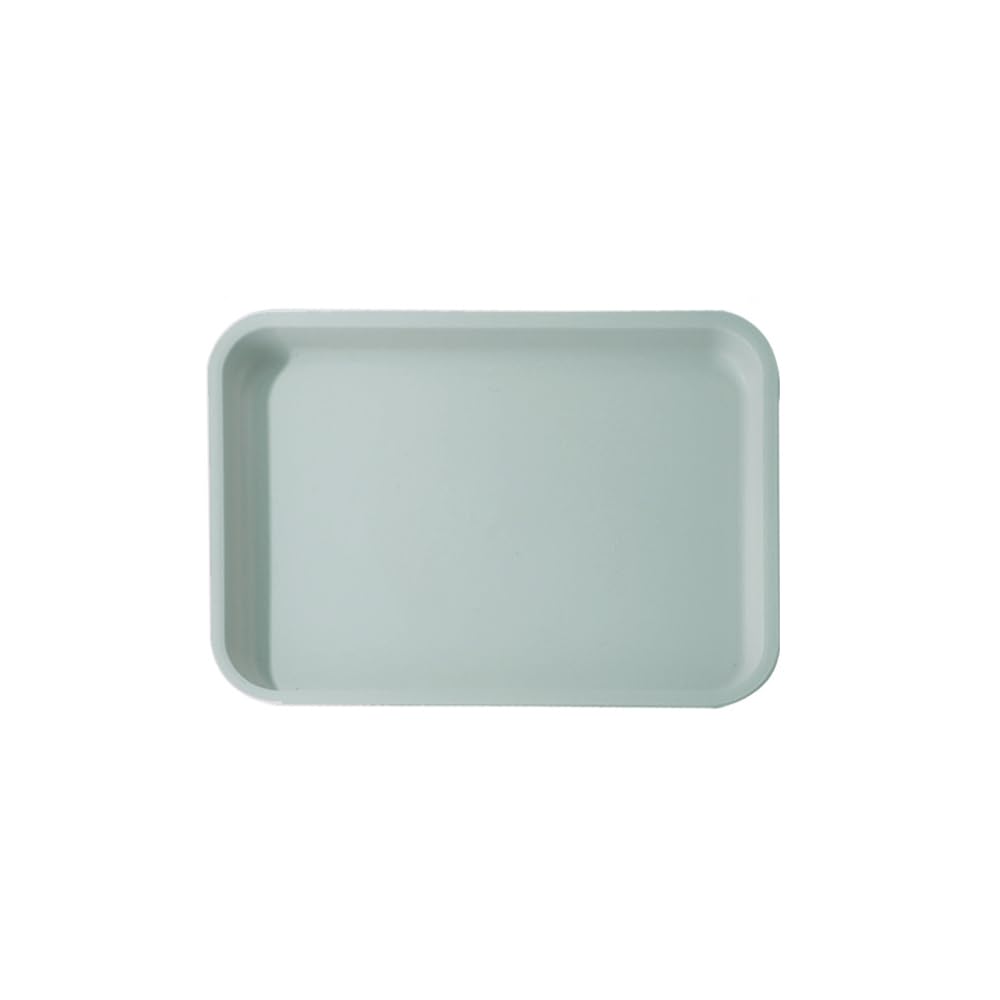 1Pcs Rectangular Plastic Serving Tray 30.5cmx23cm Blue Plastic Organizer Tray for Restaurant, Hotel, Home