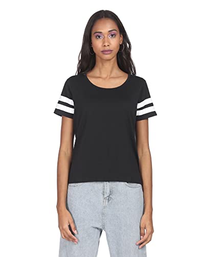 Image of SUGR Basics Women's Solid Regular Fit T-Shirts