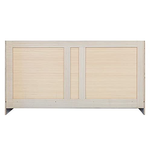 Image of Design House Brookings Bathroom Vanity, 60 inch, Gray