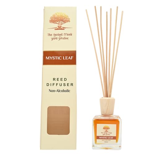 Image of Reed Diffuser Set | Long-Lasting Natural Fragrance for Home | Eco-Friendly Aroma Therapy Room Freshener | Gift Set - 100ml (Mystic Leaf)