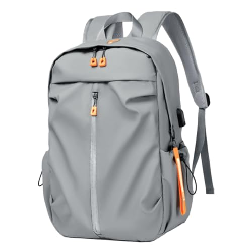 Mochila Masculina Impermeável 20L com Saída USB e Fone (Cinza)