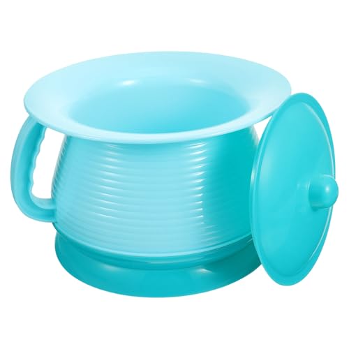 PERSELOSO Chamber Pot Portable Urinal for Boys and Lightweight Urine Pot with Handle and Lid for Potty Training Travel and Outdoor Use