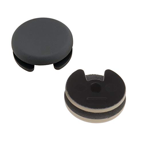 Joystick-Taste Kappen Schiebepad Knopf Analog-Controller Thumbstick Kappen, Ersatzteile kompatibel mit 3DS XL/LL, Grau Cover