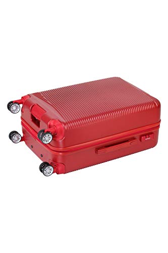 Image of Verage V-Lite Firestone 28 inch /78cms Red Check-in Hardsided Trolley Bags for Travel, Large Suitcase with Spinner Wheels, Anti-Theft Zippers Luggage
