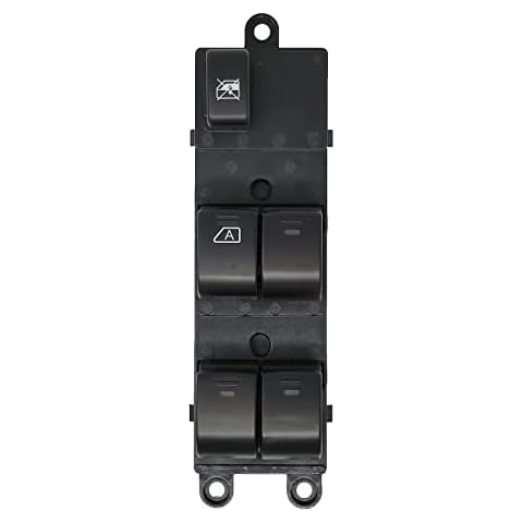 Vinciann Driver Side Window Switch Button Compatible with Code 25401-BB65B Suitable for Note II Compatible with Qashqai Cover