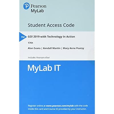 MyLab IT with Pearson eText -- Access Card -- for GO! 2019 with Technology in Action