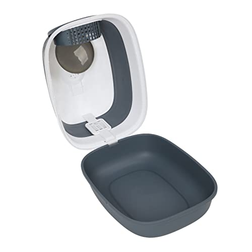 Arenero cerrado para gato grande con tapa y pala miniatura 6