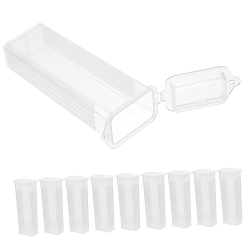 NAMOARLY 10 Pcs Slide Cases for Microscope Slides Pathological Boxes Abs Material Easy to Clean