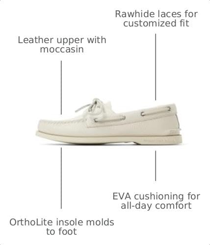 Image of Sperry Mens Ao 2 Eye Mm | Casual Shoes