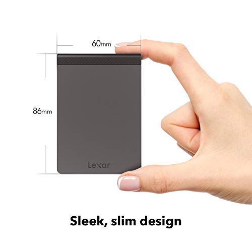 Image of Lexar SL200 512GB Portable SSD, Up to 550MB /s Read (LSL200X512G-RNNNU)