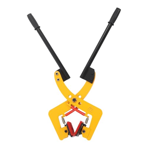 Alicates para bordillos, 325 kg, alicates de elevación, bordillo, soporte para bordillos, pinzas para escalones, alicates para pavimentos, pinzas para piedras, herramienta ajustable, 6-24 cm, amarillo