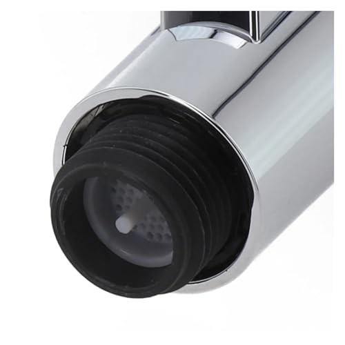 Grifo extraíble de cocina negro con cabezal rociador de agua mezclador aireador y ducha de fregadero 7