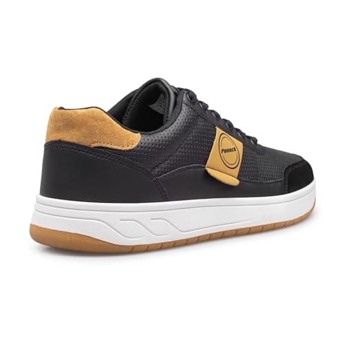 BNR Mens Fashion Sneakers Skate Shoes Casual Comfortable Durable Black Navy Brown3