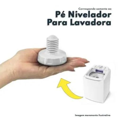 Kit 4 Pé Para Maquina Electrolux 8kg 10kg 12kg 16kg #2