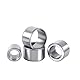 2 Stück Lagerstähle WellenhülseLagerbuchse mit Gleitbuchse Stahlbuchse Innendurchmesser 25mm Außendurchmesser 32mm Gleitlager gewickelt ölfreie Buchsen für Gleitbauteile von Maschinen