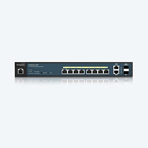 Image of EnGenius FIT(EWS5912FP)| 8-Port Gigabit Managed Ethernet Switch|PoE+ Full Power Layer 2