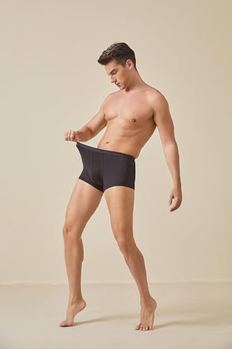 Luna & Sun Men Boxer Briefs Cotton Underwear Soft Comfortable Breathable 3 Pack3