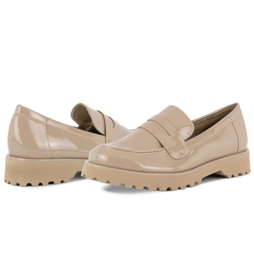 Image of Jones New York Women Platform Slip On Chunky Loafers Shoes Penny Loafers for Ladies