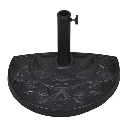 LAPOOH Sonnenschirmständer, Schirmständer Balkon, Strand Schirmständer, Sonnenschirmfuß, halbrund Schirmfuss Ständer