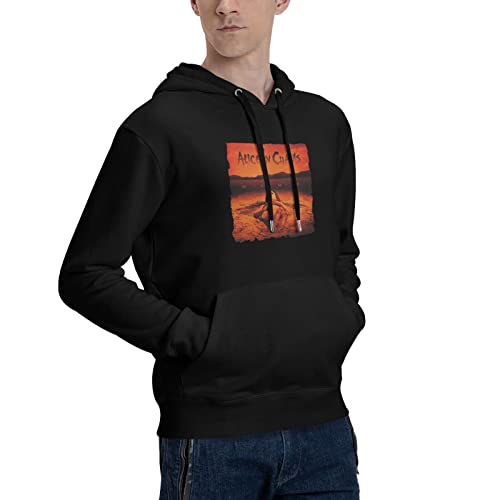 Alice Rock In Music Chains Band Dirt Hoodie Men Sweatshirts Trendy Pullover Sweatshirt Long Sleeve Hooded For Teens Men Youth Black Medium #TOP4