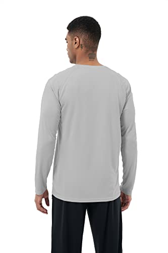Men's Lightweight UPF 50+ Sun Protection T - Shirts Long Sleeve Shirts for Fishing Hiking Running2