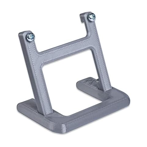 P3D-LAB Stand for Hive Thermostat v2 with Mounting Screws - Medium Silver Grey Cover