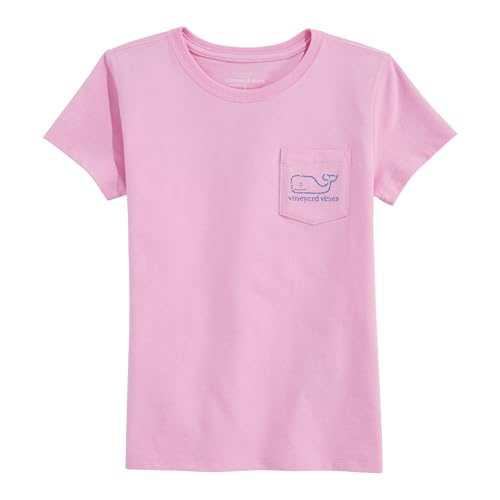 vineyard vines Girls' Glitter Whale Short-Sleeve Pocket Tee2