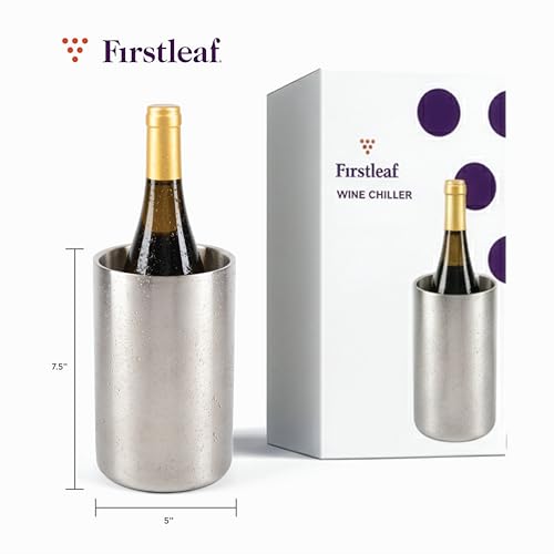 image for Firstleaf Stainless Steel Wine Chiller a Double-Insulated Iceless Bott