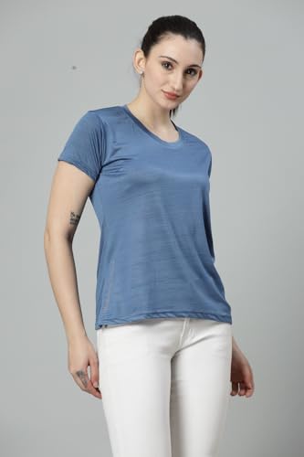 Image of UZARUS Women's Comfort Active Fit Workout Top Sports Gym T-Shirt (Pack of 2)