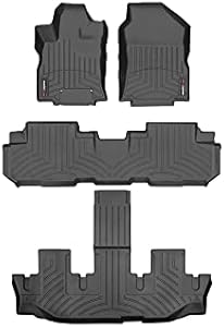 WeatherTech Custom Fit FloorLiner for Subaru Ascent - 1st, 2nd, & 3rd Row (Black)