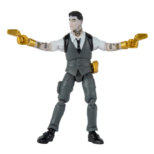 Fortnite Midas (Master Grade) - 4-Inch Articulated Figure With Armor, Back Bling, And Harvesting Tool #TOP2