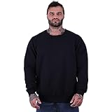Blusa Moletom Basic MXD Conceito Sem Touca Academia Fitness Casual Lisa Sem Estampa (EG, Preto)