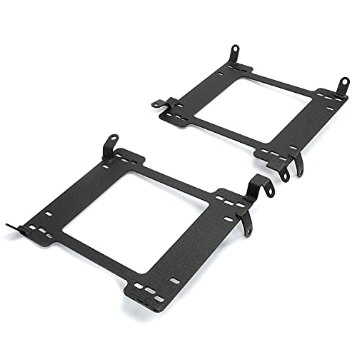 KUAFU Seat Base Brackets Compatible with 1993-2007 Subaru Impreza WRX/STI Racing Mounting Adapter Steel Replace for SB019DR SB019PA