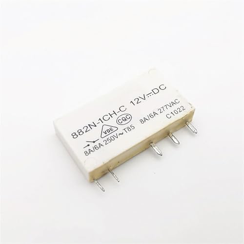 Relais 882N-1CH-S miniature 12V 24V pour soudure sur circuit imprimé PCB