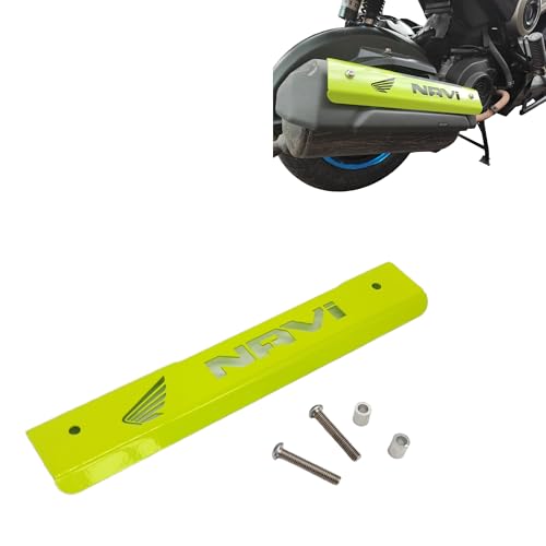MOVITEC Motorcycle Exhaust Cover for Honda Navi Lime Green