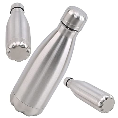 Garrafa de Água Resistente 750Ml Aço Inox Inquebrável Portátil, Bebidas Quentes e Geladas, Viagem, A