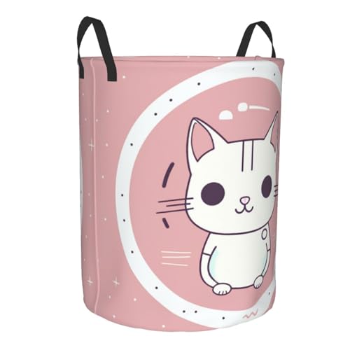 Panier à linge pliable dortoir et chambre grand format chat - 8