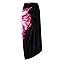 Black Hibiscus Print