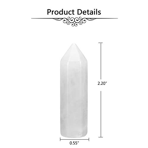 Améthyste et quartz rose en mini pointe à 6 facettes pour déco maison - 3