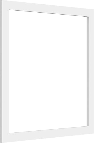 Vista 337 de Ekena Millwork Panel de pared decorativo Prescott de 34 pulgadas de ancho x 16 pulgadas de alto x 3/8 pulgadas de alto (dos piezas)