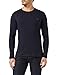 Produktbild Marc O'Polo Herren 52022 Langarmshirt mit Premium Qualit t zeitloses Herren Shirt kleinem Logo bequemes Longsleeve a, Blau (Deep Ocean 895), L EU