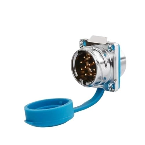 Connecteur d'alimentation circulaire 10 broches mâle IP67 pour câble extérieur étanche