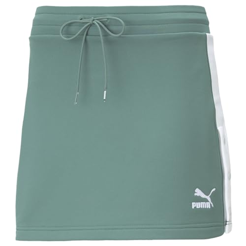 PUMA Womens Iconic T7 Aline Skirt Us Drawstring - Blue - Size L