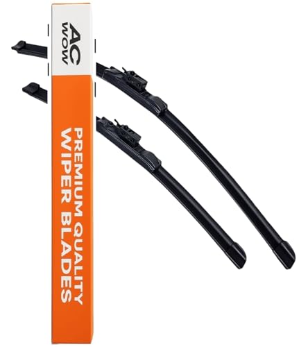 2x Front Windscreen Wiper Blades for Mercedes Benz A-Class (W176/W177) CLA (C117/X117C118/X118) GLA (X156) EQA (H243) 2015 2016 2017 2018 2019 2020 2021 2022 2023 2024 2025 2026 Windshield Wipers