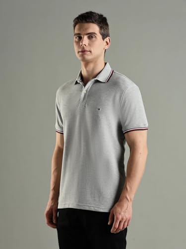 Image of Tommy Hilfiger Men Polo Cotton Regular Fit Shirt